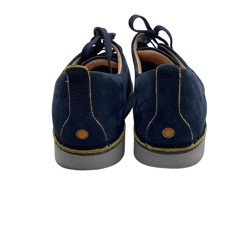 Samuel Hubbard Un-Sneaker Walking Shoes US Mens 10.5 M‎ Navy Blue Suede Lace-Up